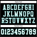 Mesh Wit-Aqua Authentiek Custom Jersey Voetbal Zwart Mesh Wit-Aqua Authentiek Custom Jersey Voetbal Zwart