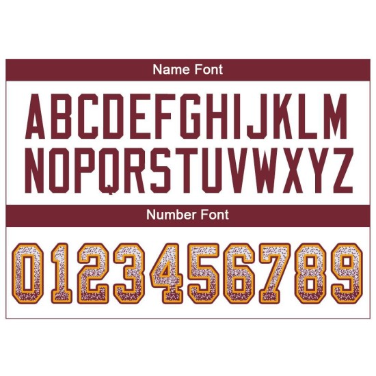 Drift Burgundy-Gold Jersey Voetbal Mesh Mode Wit Aangepast Drift Burgundy-Gold Jersey Voetbal Mesh Mode Wit Aangepast