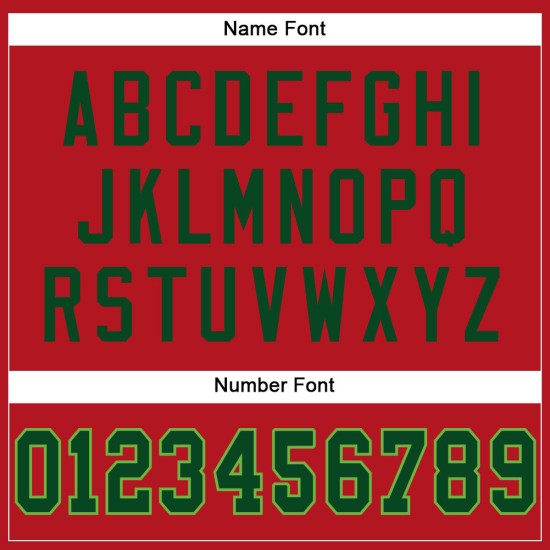 Groen Rood Mesh Authentiek Voetbalshirt Aangepast Groen-Neon Groen Rood Mesh Authentiek Voetbalshirt Aangepast Groen-Neon