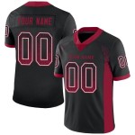 Drift Jersey Zwart Mesh Fashion Custom Football Cardinal-Wit