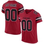 Voetbal Mesh Custom Authentiek Zwart-Wit Jersey Kardinaal Voetbal Mesh Custom Authentiek Zwart-Wit Jersey Kardinaal