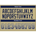 Jersey Fashion Football Marineblauw-Wit Mesh Drift Vegas Custom Goud Jersey Fashion Football Marineblauw-Wit Mesh Drift Vegas Custom Goud