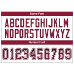 Drift Jersey Zwart Mesh Fashion Custom Football Cardinal-Wit
