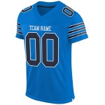 Custom Panther Blue Jersey Navy-Wit Mesh Football Authentiek Custom Panther Blue Jersey Navy-Wit Mesh Football Authentiek