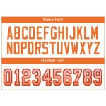 Voetbalmode Jersey Aangepast Wit Mesh Oranje-Rood Drift Voetbalmode Jersey Aangepast Wit Mesh Oranje-Rood Drift