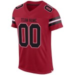 Voetbal Mesh Custom Authentiek Zwart-Wit Jersey Kardinaal Voetbal Mesh Custom Authentiek Zwart-Wit Jersey Kardinaal