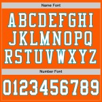 Authentiek Throwback Mesh Custom Oranje Wit-Blauwgroen Voetbalshirt Authentiek Throwback Mesh Custom Oranje Wit-Blauwgroen Voetbalshirt