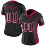 Drift Jersey Zwart Mesh Fashion Custom Football Cardinal-Wit