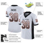 Fashion Drift Custom Wit Mesh Jersey Voetbal Zwart-Oranje Fashion Drift Custom Wit Mesh Jersey Voetbal Zwart-Oranje