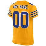 Custom Gold Mesh Jersey Royal-White Authentic Football Custom Gold Mesh Jersey Royal-White Authentic Football