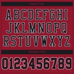 Voetbal Mesh Custom Authentiek Zwart-Wit Jersey Kardinaal Voetbal Mesh Custom Authentiek Zwart-Wit Jersey Kardinaal