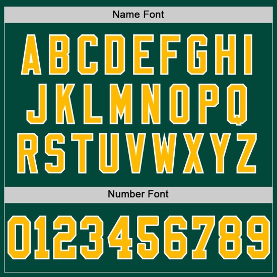 Goud-wit aangepast voetbalshirt met mesh-look, authentiek groen