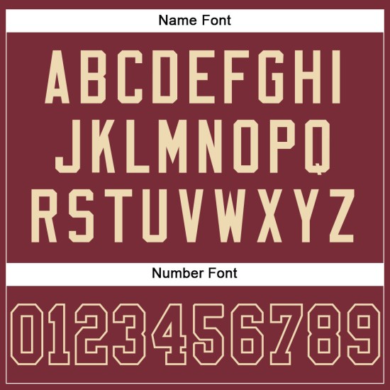 Jersey Mesh Burgundy Burgundy-Cream Football Custom Authentic Jersey Mesh Burgundy Burgundy-Cream Football Custom Authentic
