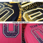 Drift Burgundy-Gold Jersey Voetbal Mesh Mode Wit Aangepast Drift Burgundy-Gold Jersey Voetbal Mesh Mode Wit Aangepast